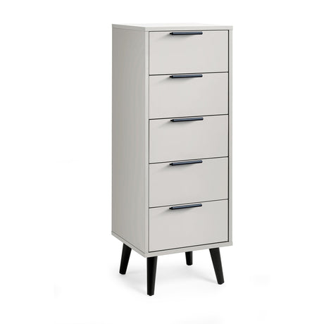 Alba 5 Drawer Chest - Dark Brown - ALB013