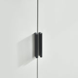 Alba 2 Door Wardrobe - Grey - ALB004