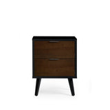 Alba 2 Drawer Bedside - Grey - ALB001