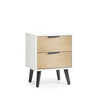 Alba 2 Drawer Bedside
