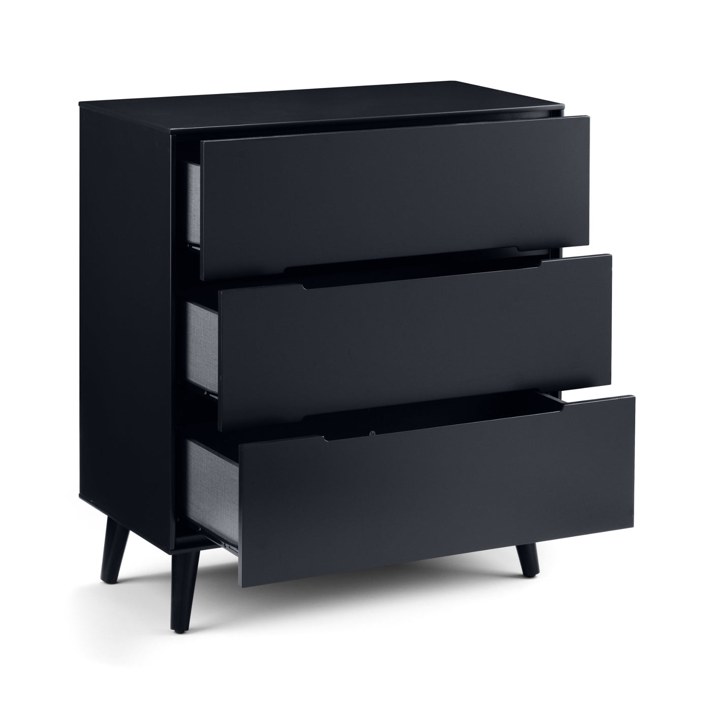 Alicia 3 Drawer Chest - White - ALI202