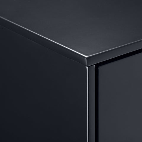 Alicia 6 Drawer Wide Chest - Black - ALI214