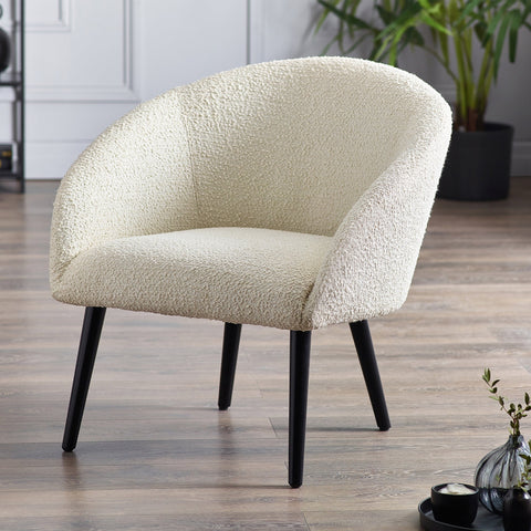 Amari Accent Chair - Ivory - AMA101