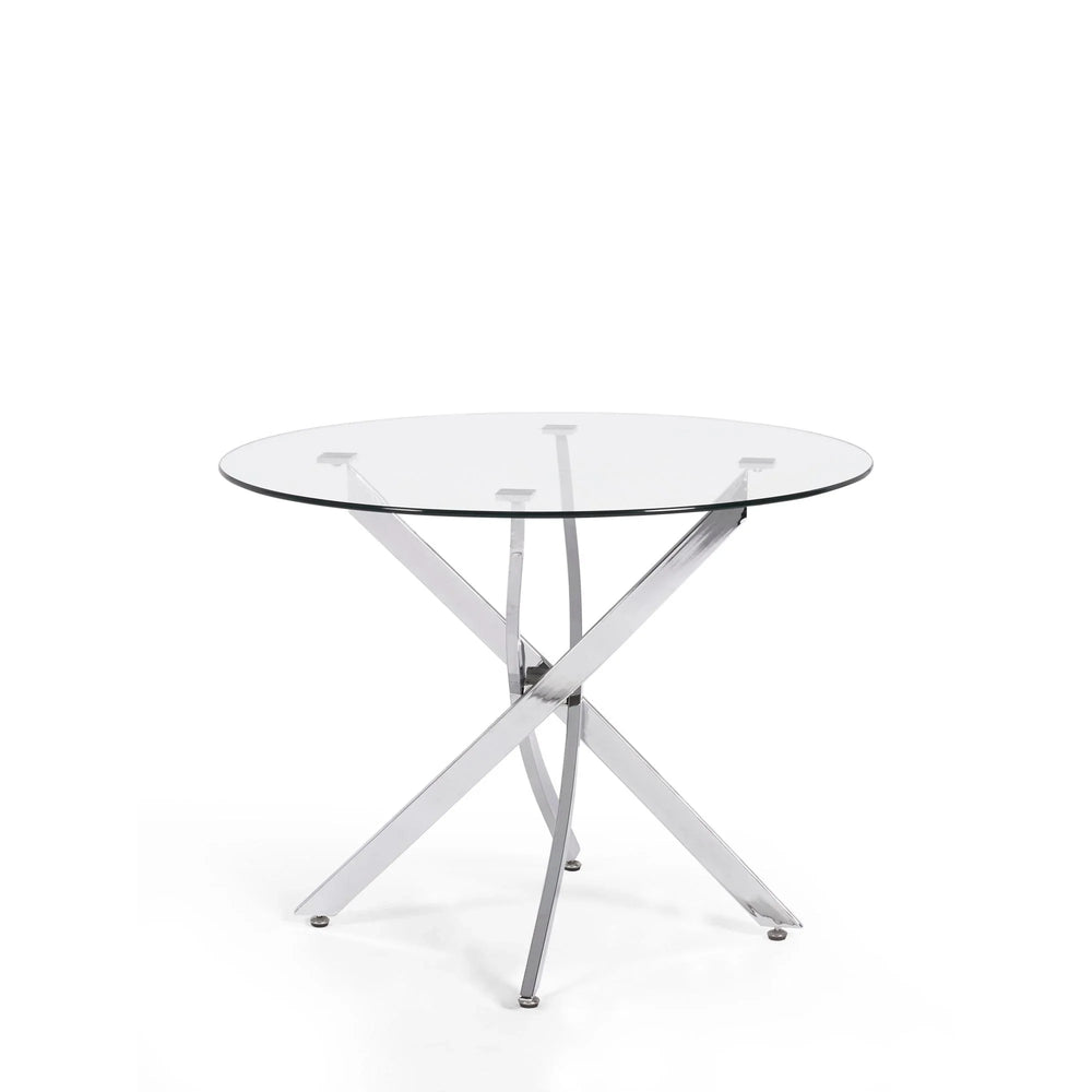 Anderson Round Dining Table - Silver - AND101
