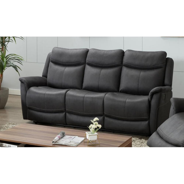 Arizona 3 Seater Recliner - Slate - Main Image
