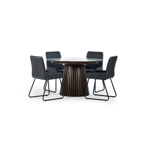 Arya Extending Dining Table - Brown - ARY001