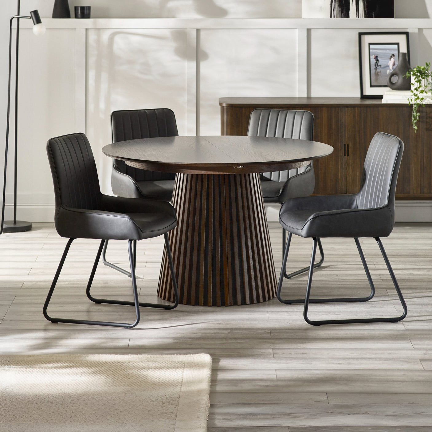 Arya Extending Dining Table - Brown - ARY001