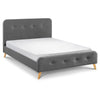 Astrid Bed - Grey / Double - AST201