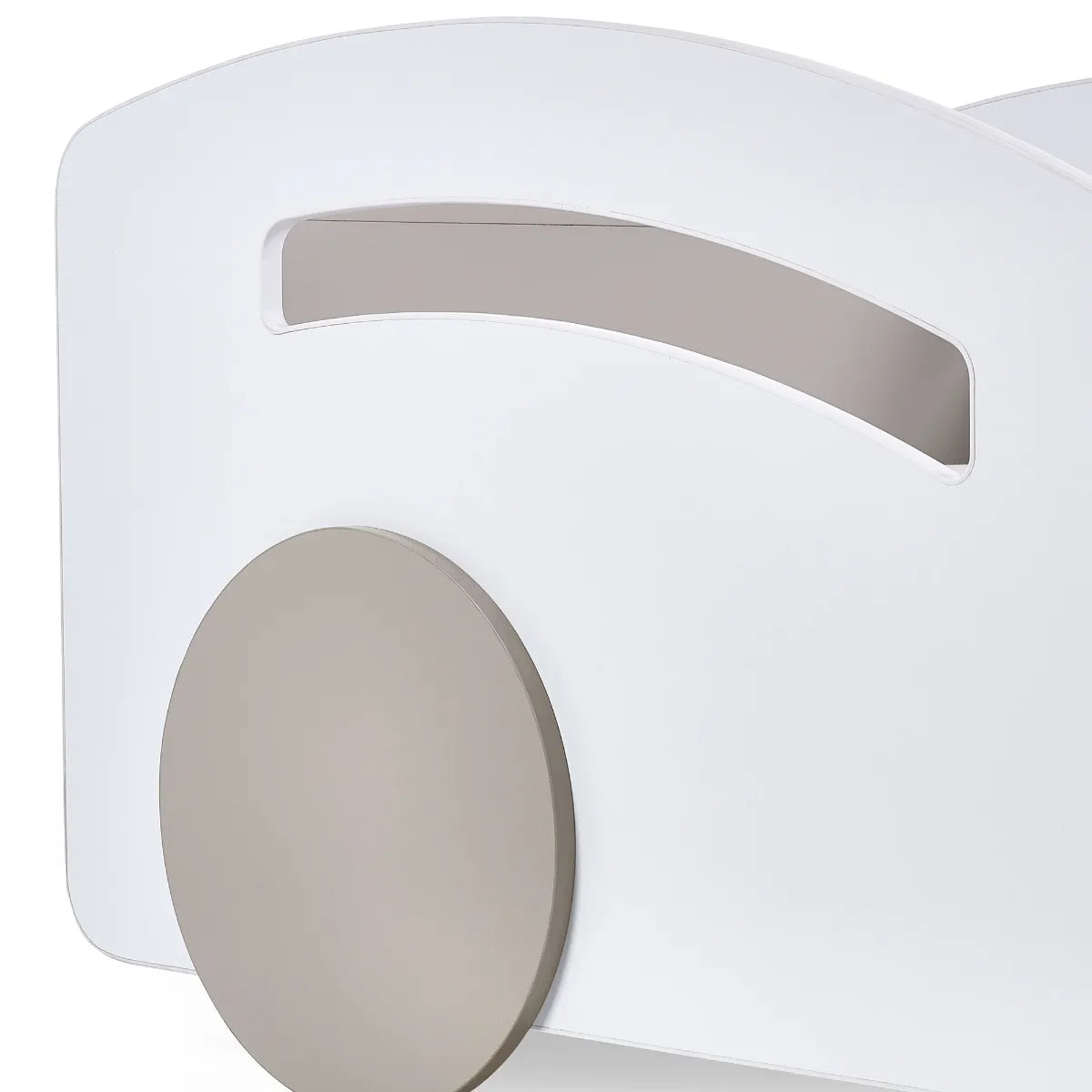 Atlantis Toddler Car Bed - White
