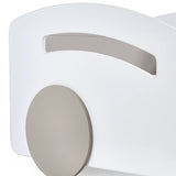 Atlantis Toddler Car Bed - White
