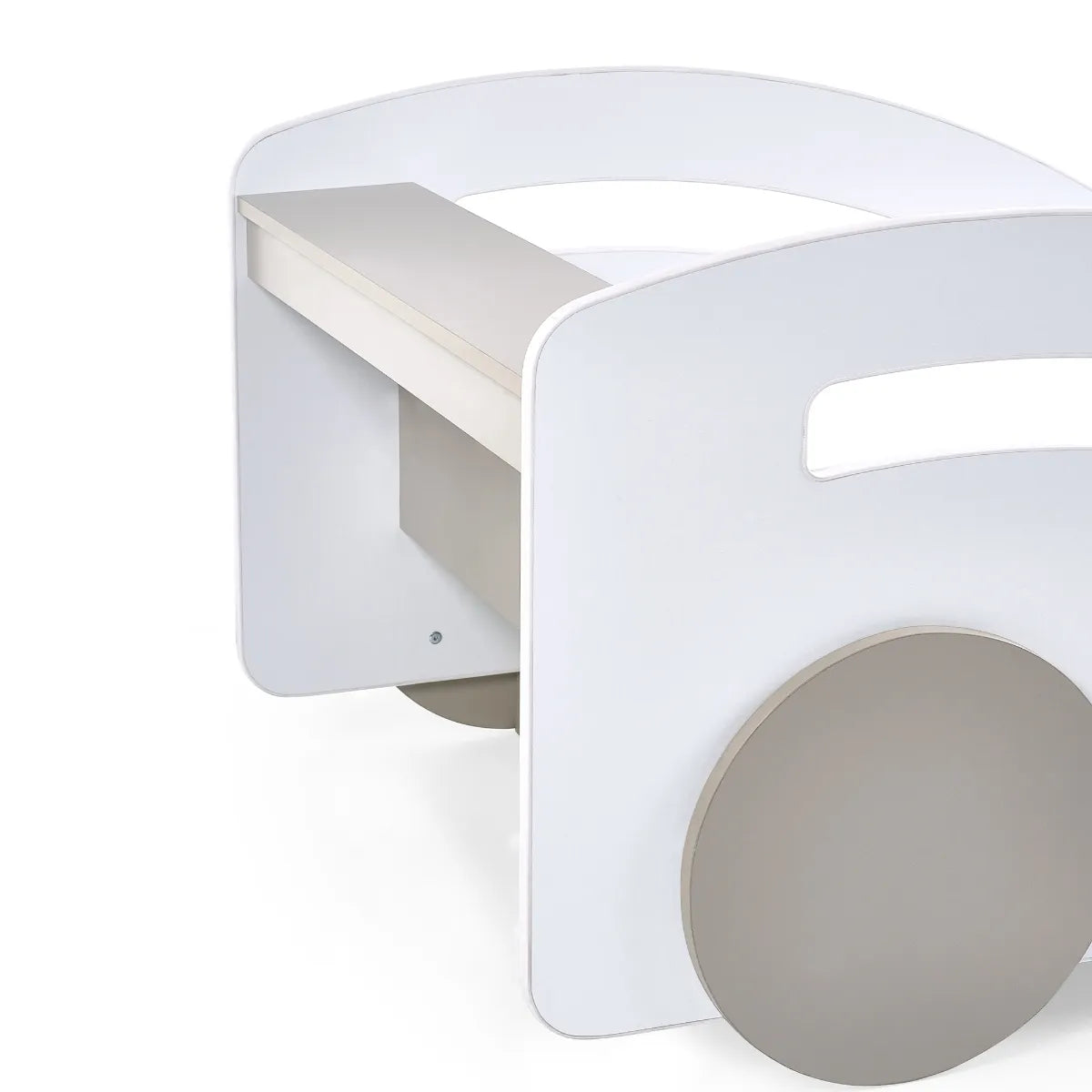 Atlantis Toddler Car Bed - White