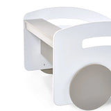 Atlantis Toddler Car Bed - White
