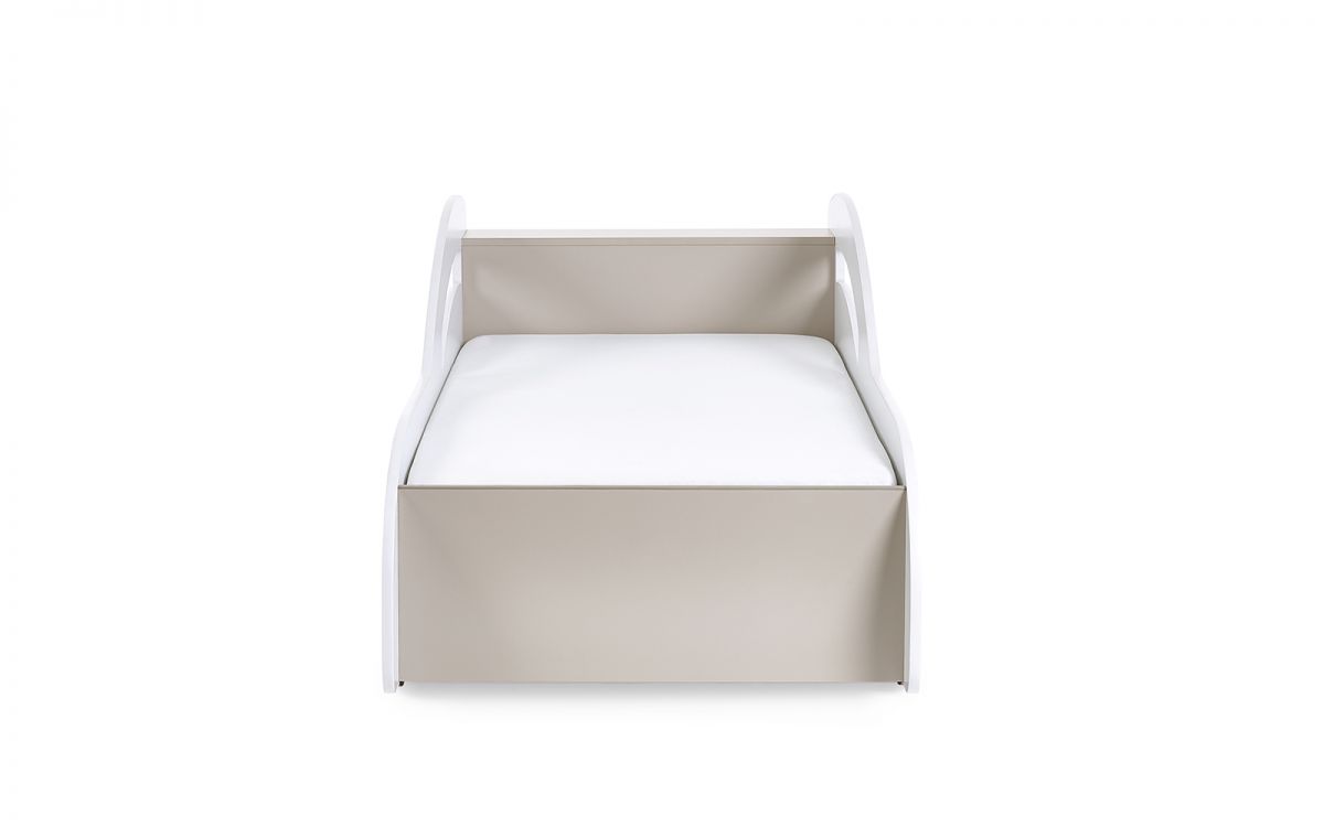 Atlantis Toddler Car Bed - White