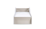 Atlantis Toddler Car Bed - White