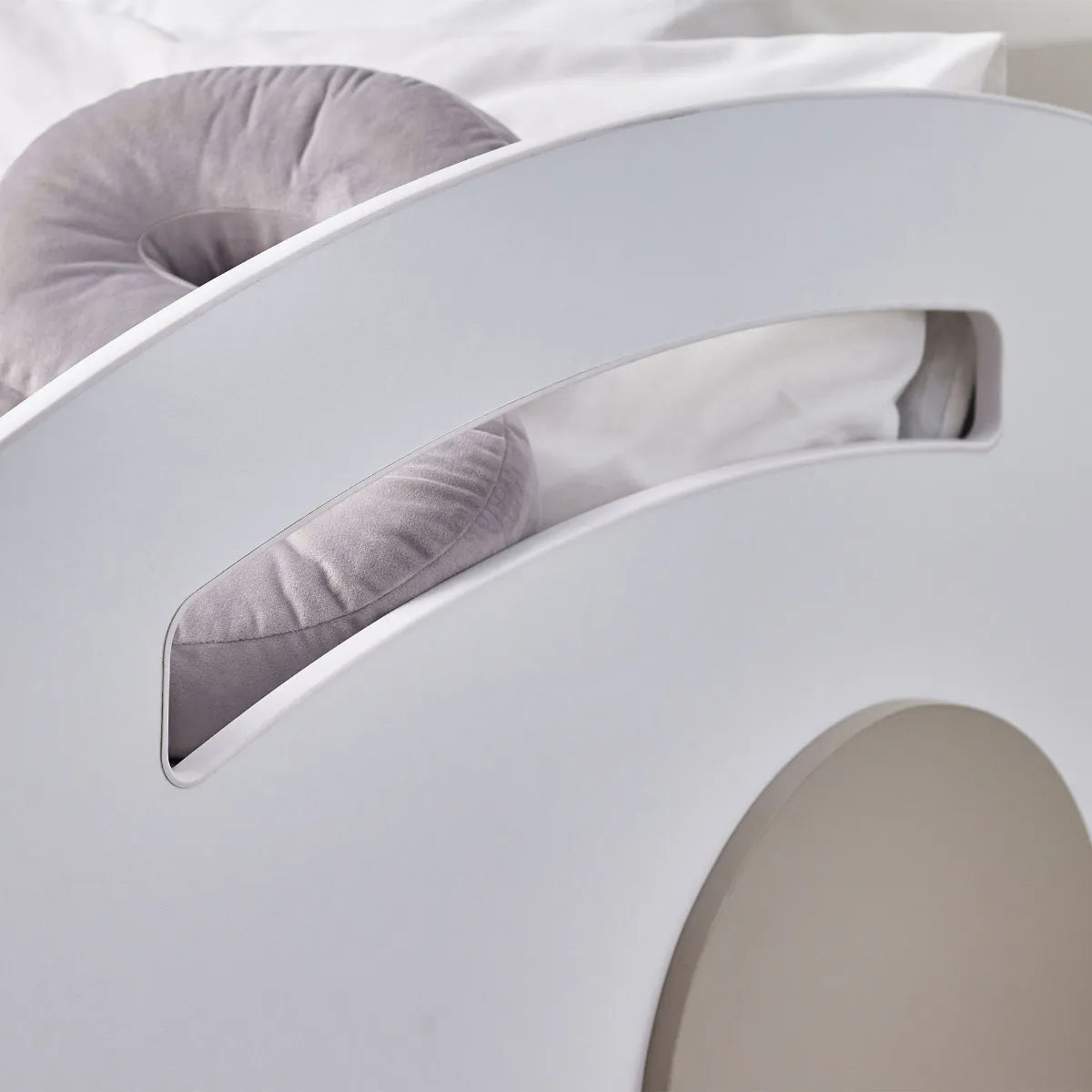 Atlantis Toddler Car Bed - White