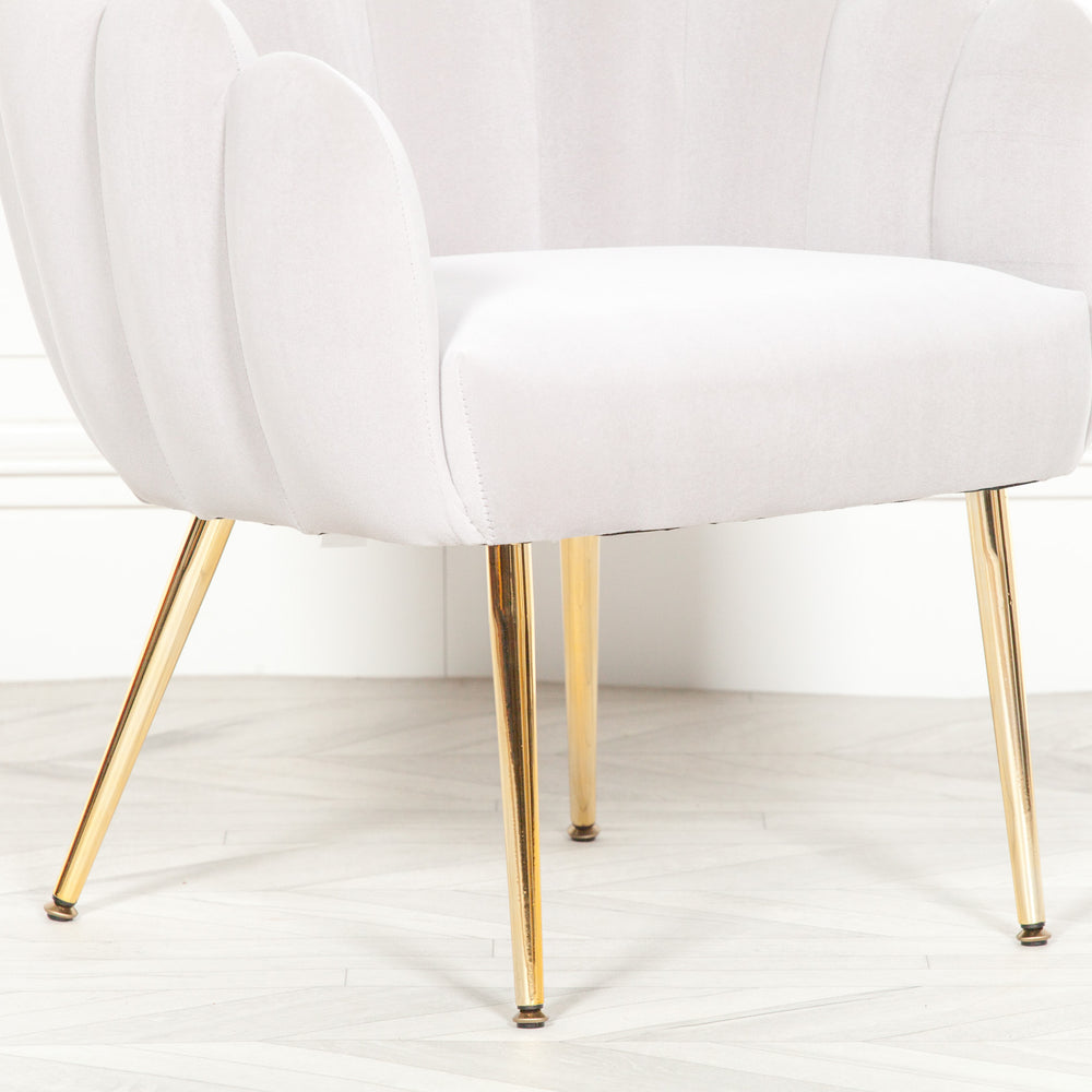 Deco Grey Dining / Bedroom Chair