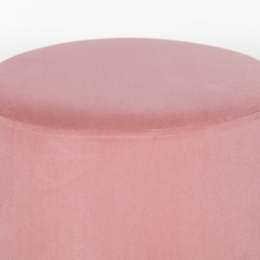 Pink Round Stool