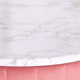 Pink Upholstered Dressing Table