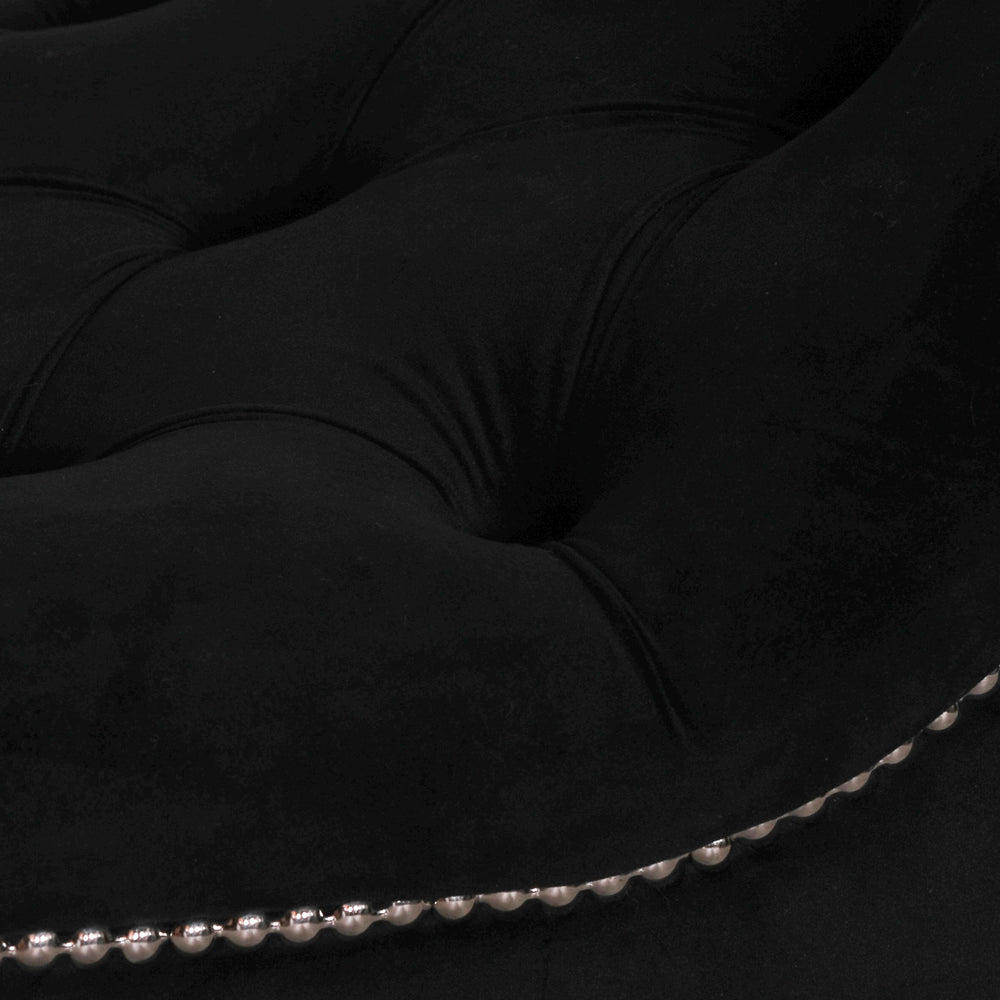 Black Velvet Bench
