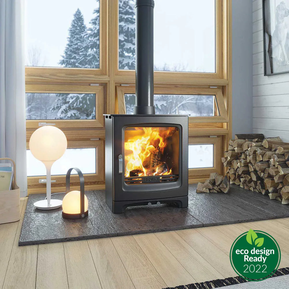 Alderwood 6.7kW Multi Fuel (Eco) - Side View