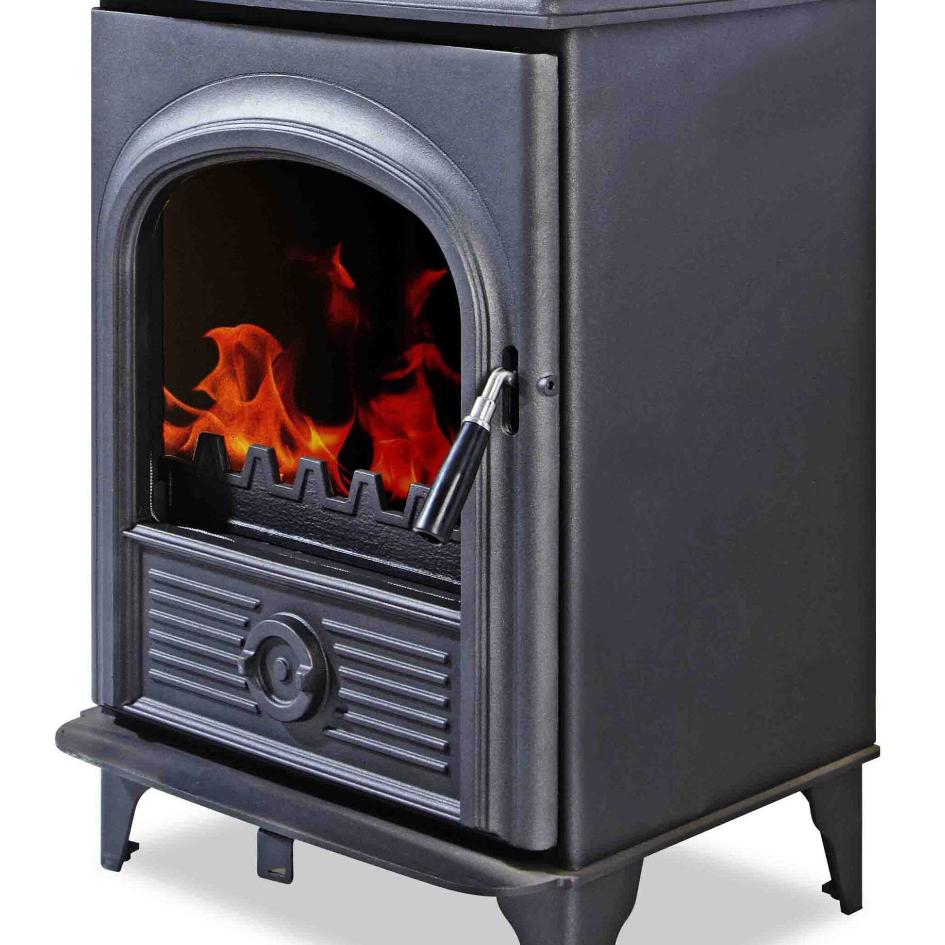 Alpha 2 multi-fuel stove in modern living room | Home Centre Direct UK