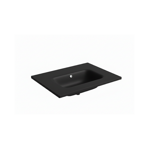 Basin top in black color