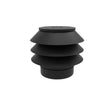 100mm Black Solinox Rain Anti-Wind Cowl showing Anti Wind Cowl.