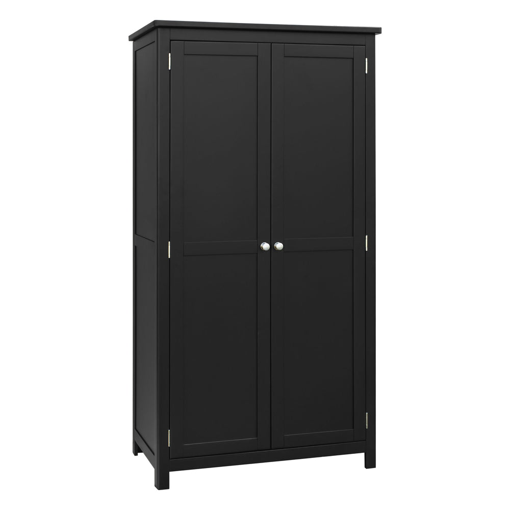 Apollo Double Wardrobe Black