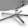 Aria Recliner and Stool - Grey - ARI001
