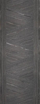 Ash grey wooden table top with diagonal grain pattern, rectangular shape