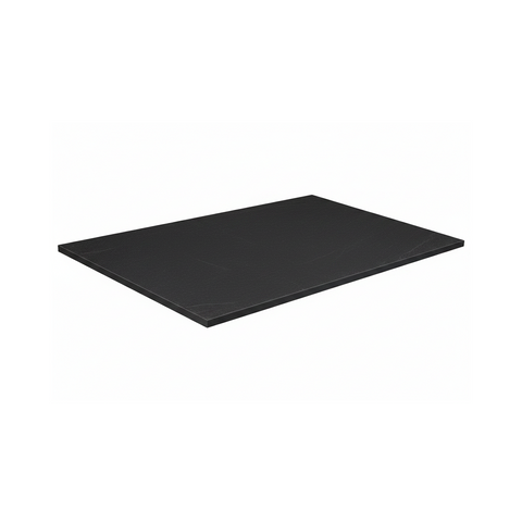 Black slate-effect bathroom worktop with textured stone finish | Home Centre Direct UK