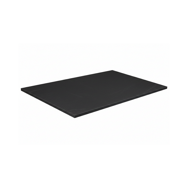 Black slate-effect bathroom worktop with textured stone finish | Home Centre Direct UK