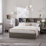 Bali Ottoman Bed - Grey / Single - BAL004