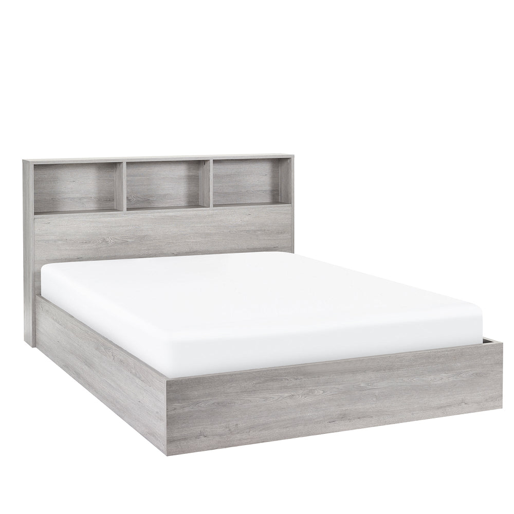 Bali Ottoman Bed - Grey / King - BAL006
