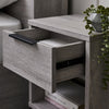 Bali 1 Drawer Bedside - Grey - BAL101