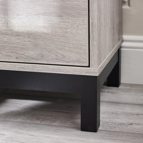 Bali 4 Drawer Chest - Grey - BAL103