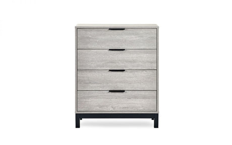 Bali 4 Drawer Chest - Grey Oak