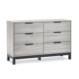 Bali 6 Drawer Wide Chest - Brown - BAL204
