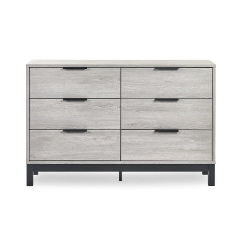 Bali 6 Drawer Wide Chest - Grey - BAL104