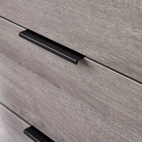 Bali 6 Drawer Wide Chest - Grey - BAL104