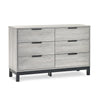 Bali 6 Drawer Wide Chest - Grey Oak