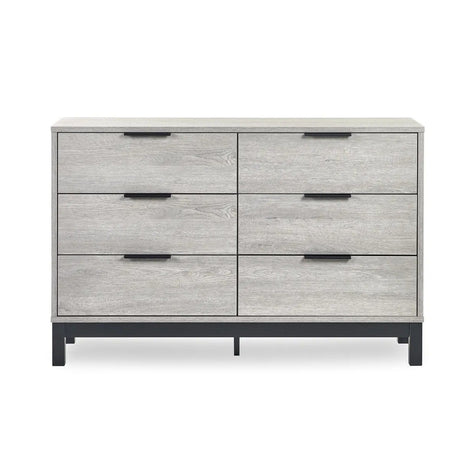 Bali 6 Drawer Wide Chest - Grey Oak