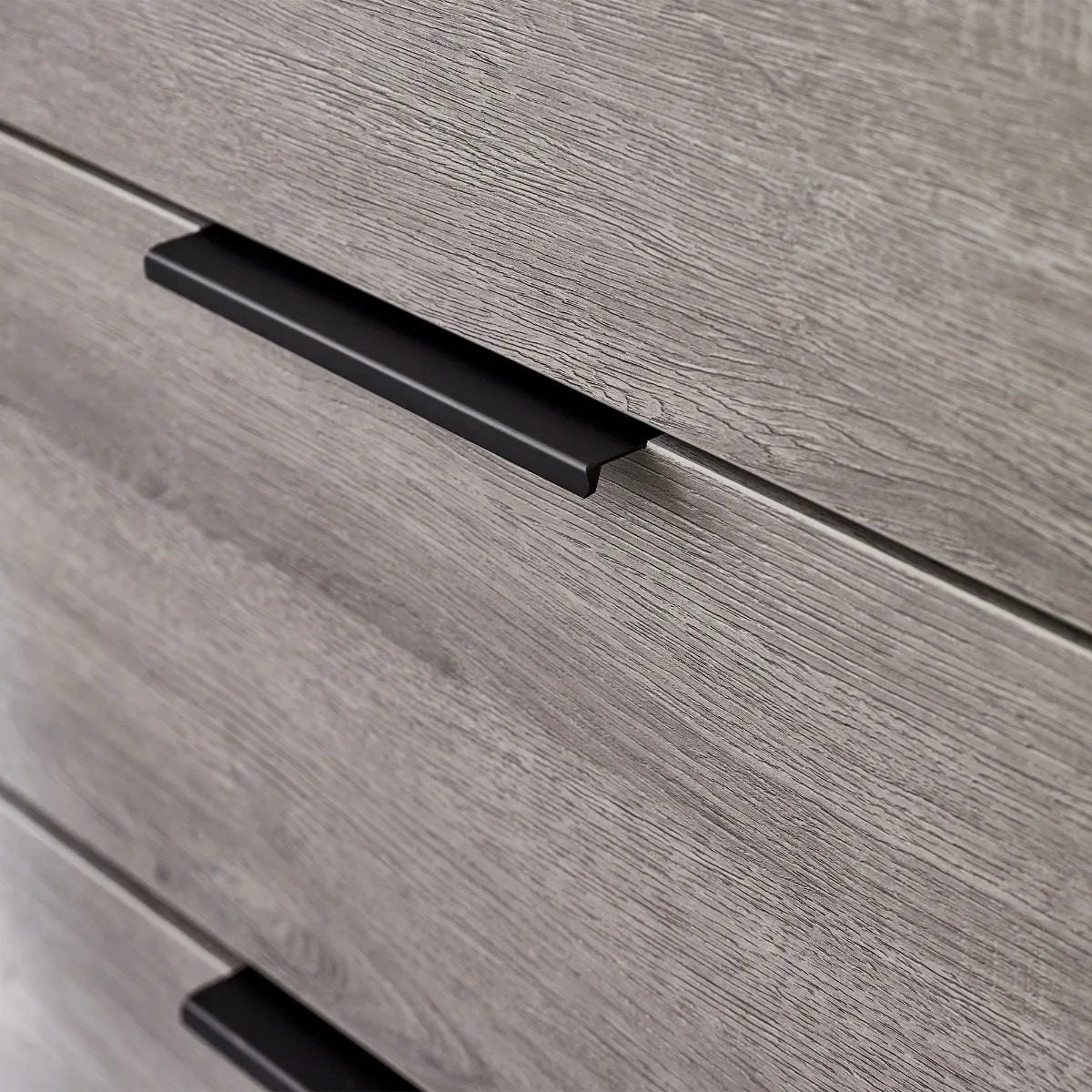 Bali 6 Drawer Wide Chest - Grey Oak