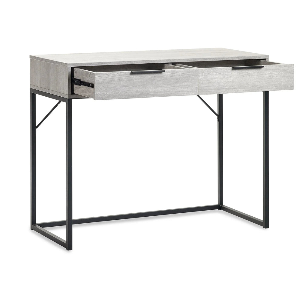 Bali 2 Drawer Dressing Table/Desk - Grey - BAL105