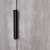 Bali 2 Door 1 Drawer Wardrobe - Grey - BAL106