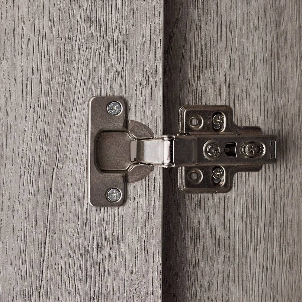 Bali 2 Door 1 Drawer Wardrobe - Grey - BAL106