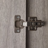 Bali 2 Door 1 Drawer Wardrobe - Grey - BAL106