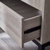 Bali 2 Door 1 Drawer Wardrobe - Grey - BAL106