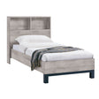 Bali Bookcase Headboard Bed - Brown / King - BAL209