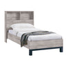 Bali Bookcase Headboard Bed - Brown / King - BAL209